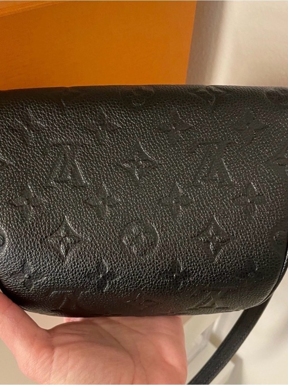 Louis Vuitton Black Monogram Embossed Pebbled Leather Mini Bum Bag - Picture 7 of 14